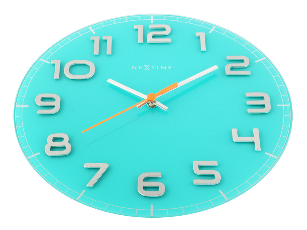 Nextime Unek Goods 12.25" Classy Wall Clock & Reviews Wayfair