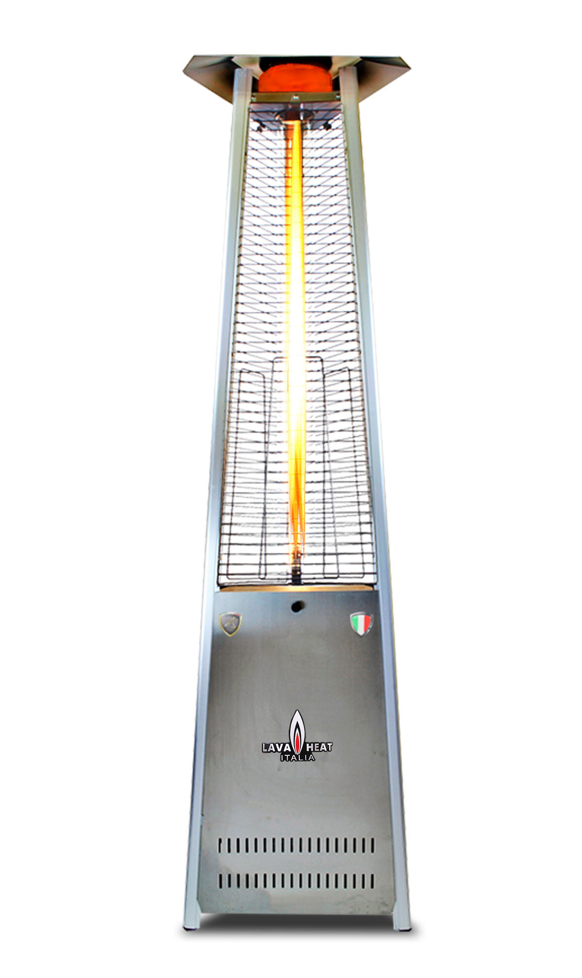Hanover Triangle Patio Heater 7 5 Tall Propane Flame Gl 42000 Hanover Triangle Patio Heater 7 5 Tall