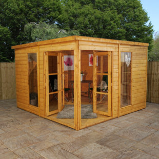 Summer Houses Log Cabins North Reading 10 X Ft Shiplap Corner Summer House