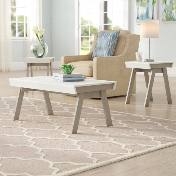 Downer 3 Piece Coffee Table Set by Zipcode Design