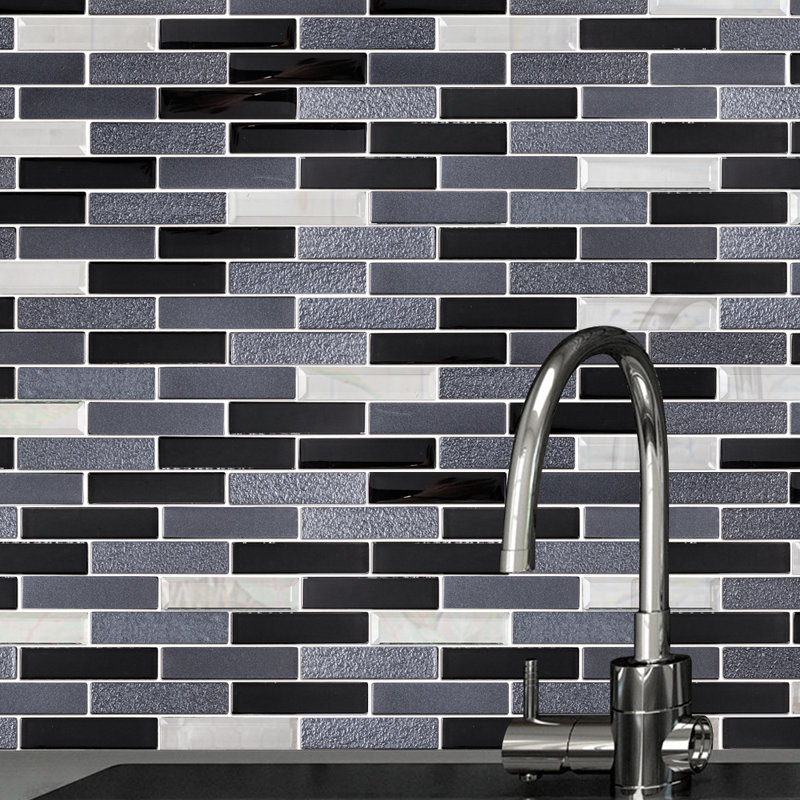 Supreme Tile Paint Effect 2 X 4 Glass Mosaic Tile Wayfair