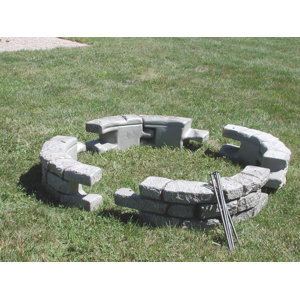 10 in x 24 in. RockLock Curved with Spikes