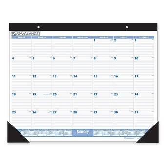 At A Glance Monthly Desk Pad Calendar Wayfair