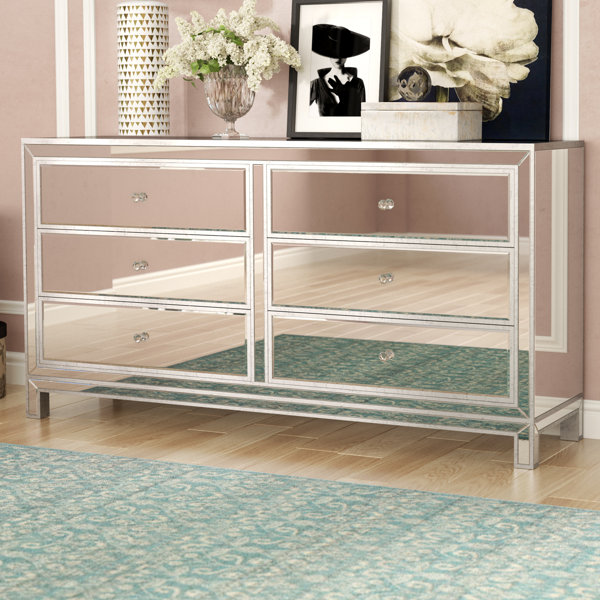 #1 Mariaella 6 Drawer Double Dresser By Rosdorf Park Discount