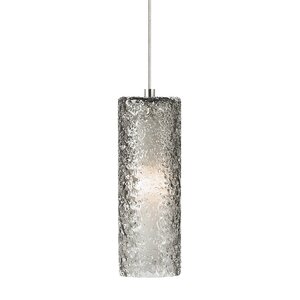 Mini-Rock Candy Cylinder 1-Light Mini Pendant