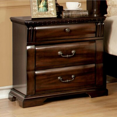 Grisel 3 Drawer Nightstand Darby Home Co