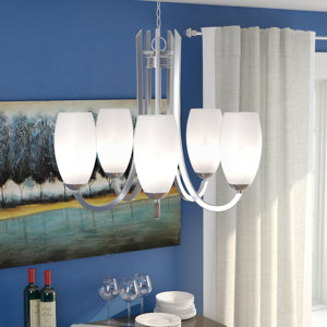 Caves 5-Light Shaded Chandelier