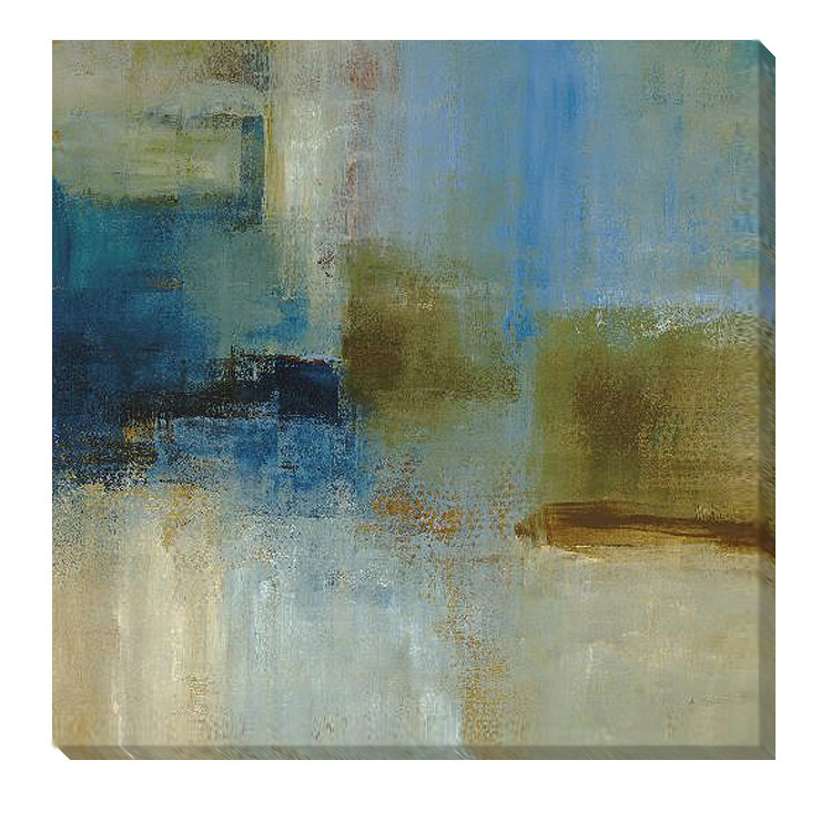 Treasures from The Sea III Aqua Giclee Stretched Canvas Artwork 18 x 18 Global Gallery Danhui NAI