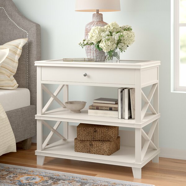 Meansville 1 Drawer Nightstand By Three Posts