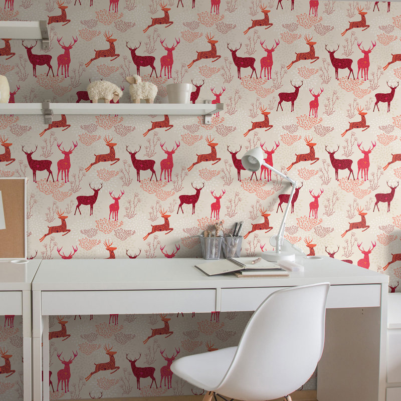Loon Peak Ted Nature Themed Removable Peel And Stick Wallpaper