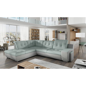 Ecksofa Fatima A mit Bettfunktion von Home Loft ..