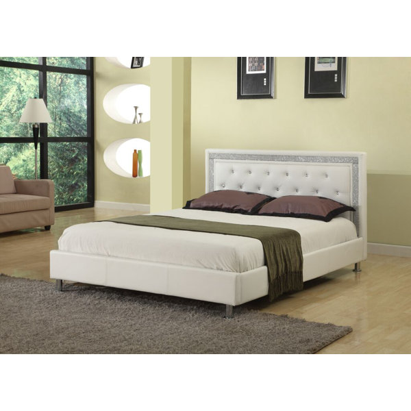 Great price Elliana Upholstered Platform Bed By Willa Arlo Interiors Coupon