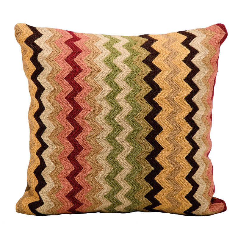 Carrera Chevron Throw Pillow Reviews Joss Main