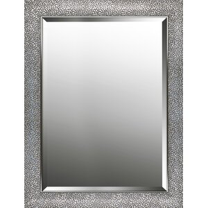 Horizontal Pattern Beveled Accent Mirror