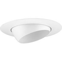 Sloped can light trim clearance