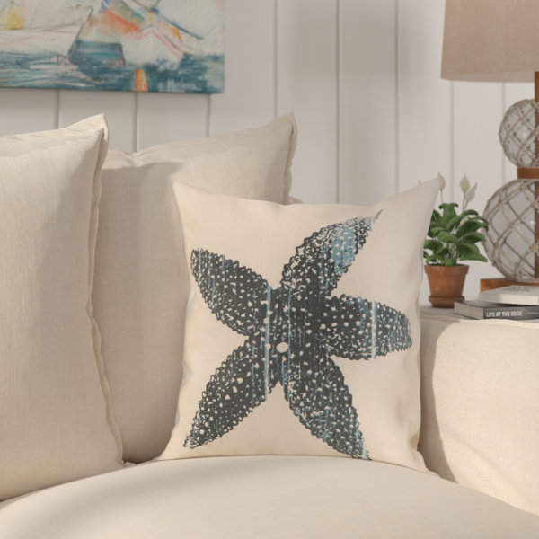 Starfish Shaped Decorative Throw Toss Pillow Nautical Beach