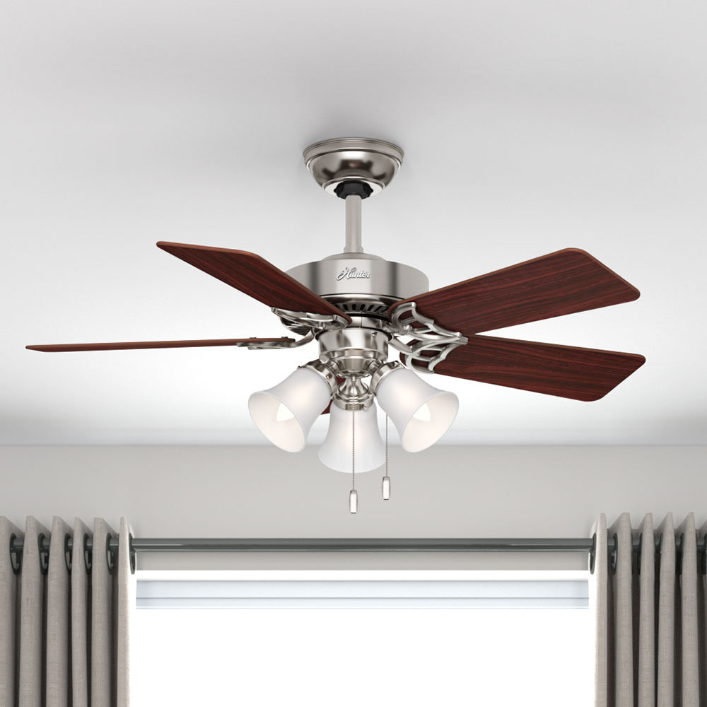 Hunter Fan 42 Southern Breeze 5 Blade Ceiling Fan Light Kit