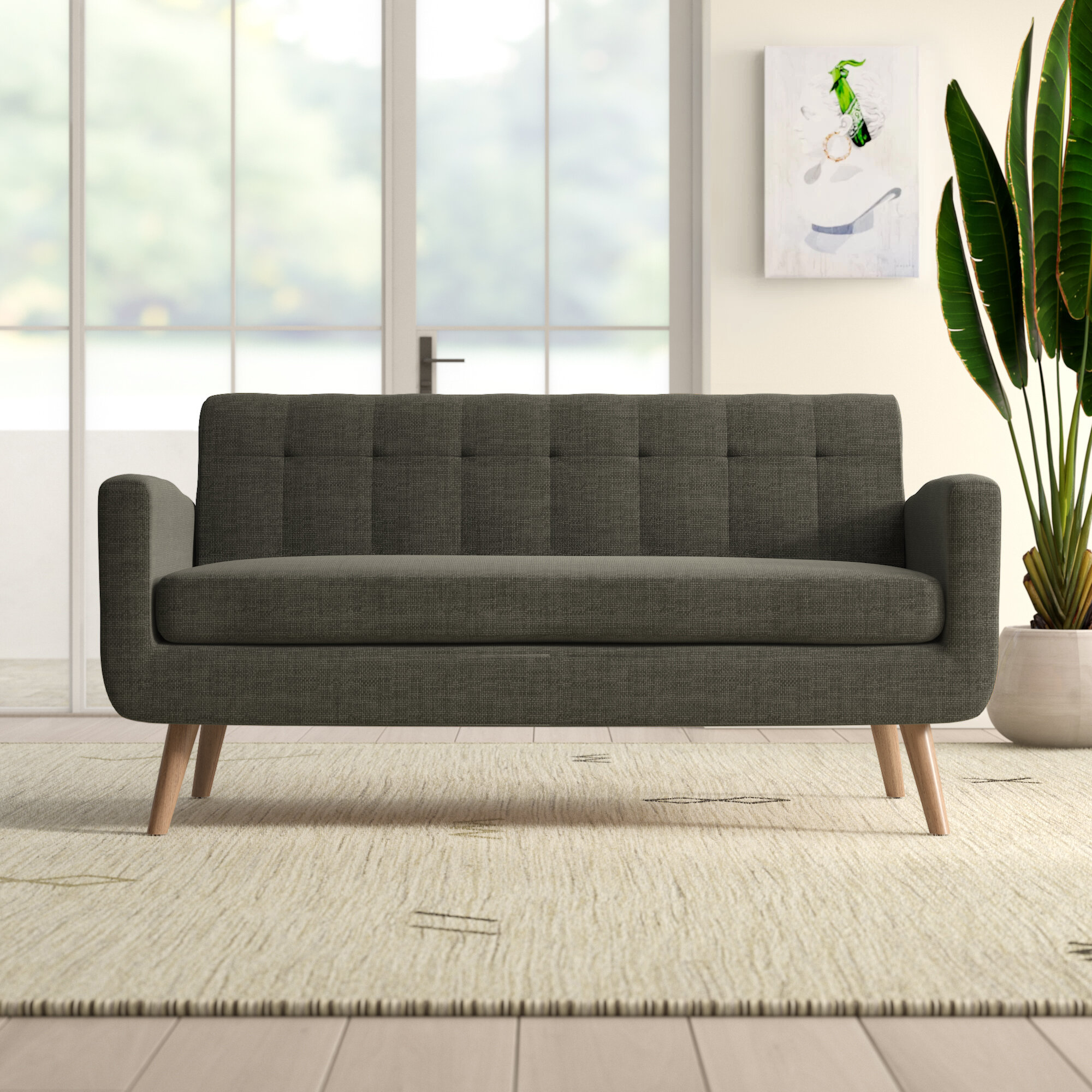 Berti Loveseat Reviews Allmodern