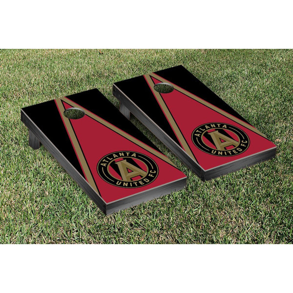 MLS Atlanta United FC Triangle Version Cornhole Game Set by Victory Tailgate