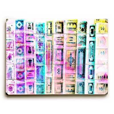 Classic Books Graphic Art Print MultiPiece Image on Wood Artehouse LLC