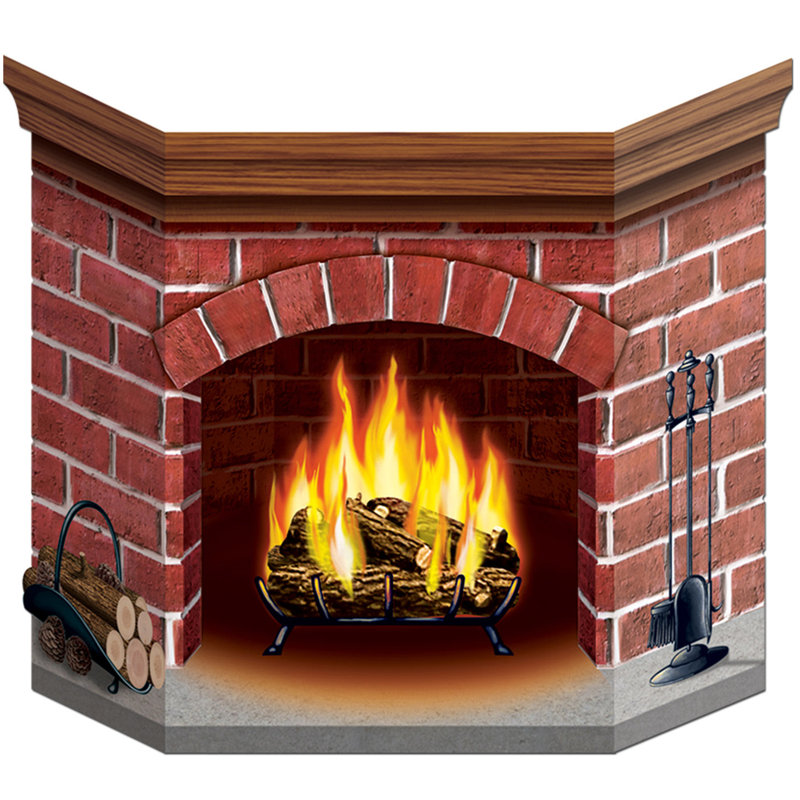 The Holiday Aisle Brick Fireplace Stand Up Reviews Wayfair