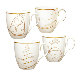 Gold Christmas Mugs Cups You Ll Love In 2020 Wayfair