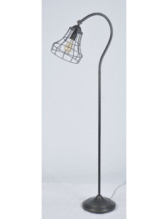 Edison Light Bulb Floor Lamp Wayfair 61 5 Arched Floor Lamp