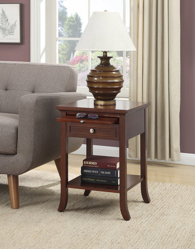 Andover Mills End Table With Storage & Reviews Wayfair