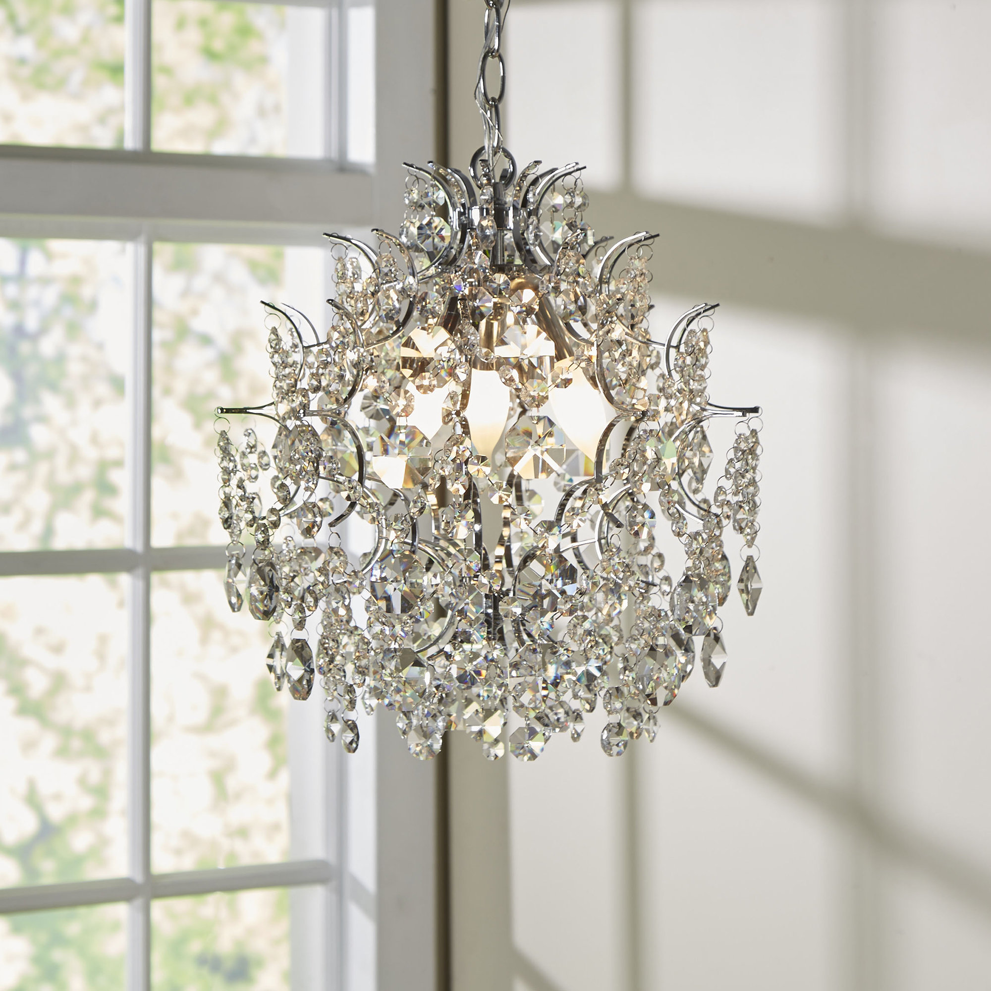 Willa Arlo Interiors Clea 3 Light Crystal Chandelier Birch Lane