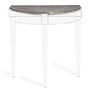 Amal Demilune Console Table by Interlude