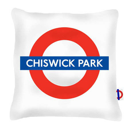 Gulf Breeze Chiswick Park Tube Station Cushion London Transport