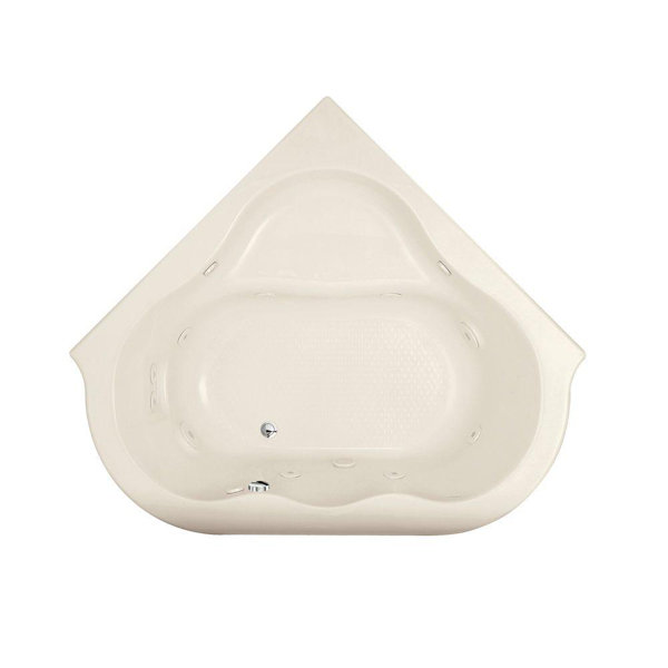 Evolution 77 x 65.5 Corner Everclean Whirlpool Bathtub by American Standard
