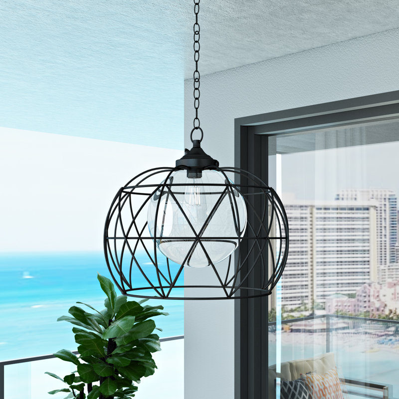 Orren Ellis Doane 1-Light Outdoor Pendant & Reviews | Wayfair Orren Ellis Doane 1-Light Outdoor Pendant & Reviews | Wayfair