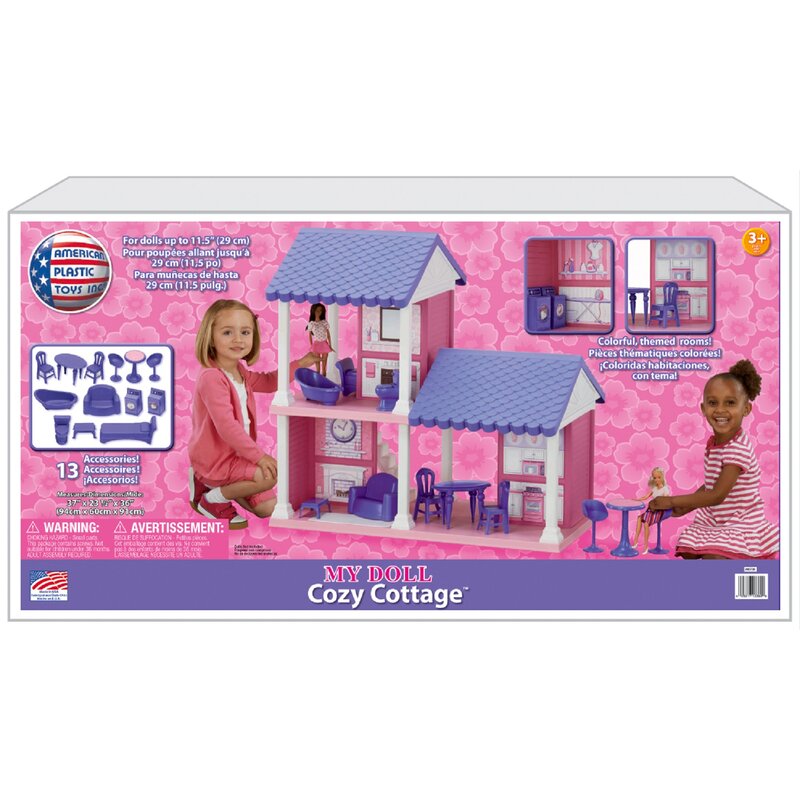 american plastic dollhouse