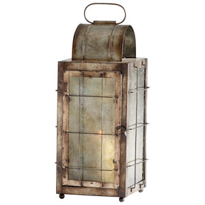 Old Timer Iron and Glass Lantern