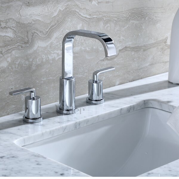 Contemporary Widespread Handle Bathroom Faucet by Luxier