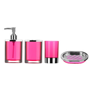 Hot Pink Bathroom Accessories Wayfair Co Uk Save