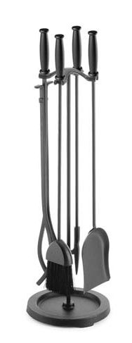 Barrel Handle 5 Piece Iron Fireplace Tool Set by Pilgrim Hearth