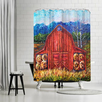 East Urban Home Olena Art Morning Breaks Single Shower Curtain Wayfair