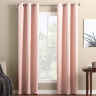 Gray And Silver Pink Curtains Drapes You Ll Love In 2020 Wayfair