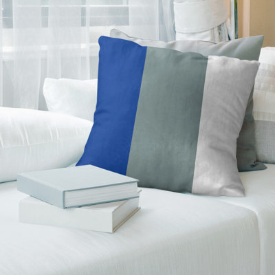 Dallas Football Throw Pillow Cover East Urban Home Color: Home, Size: 14" x 14", Cover Material: Spun Polyester