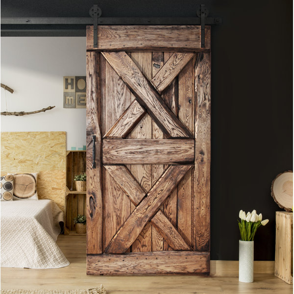 Union Rustic Scheunentür Eloise aus Eiche | Wayfair.de