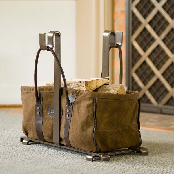 Heavy Duty Canvas Log Carrier by Plow & Hearth