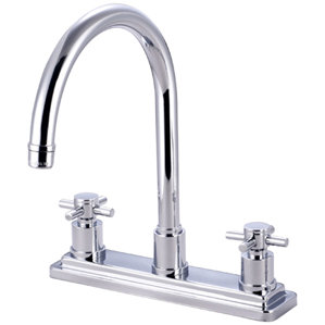 Elements of Design South Beach Double Cross Handle Kitchen Faucet