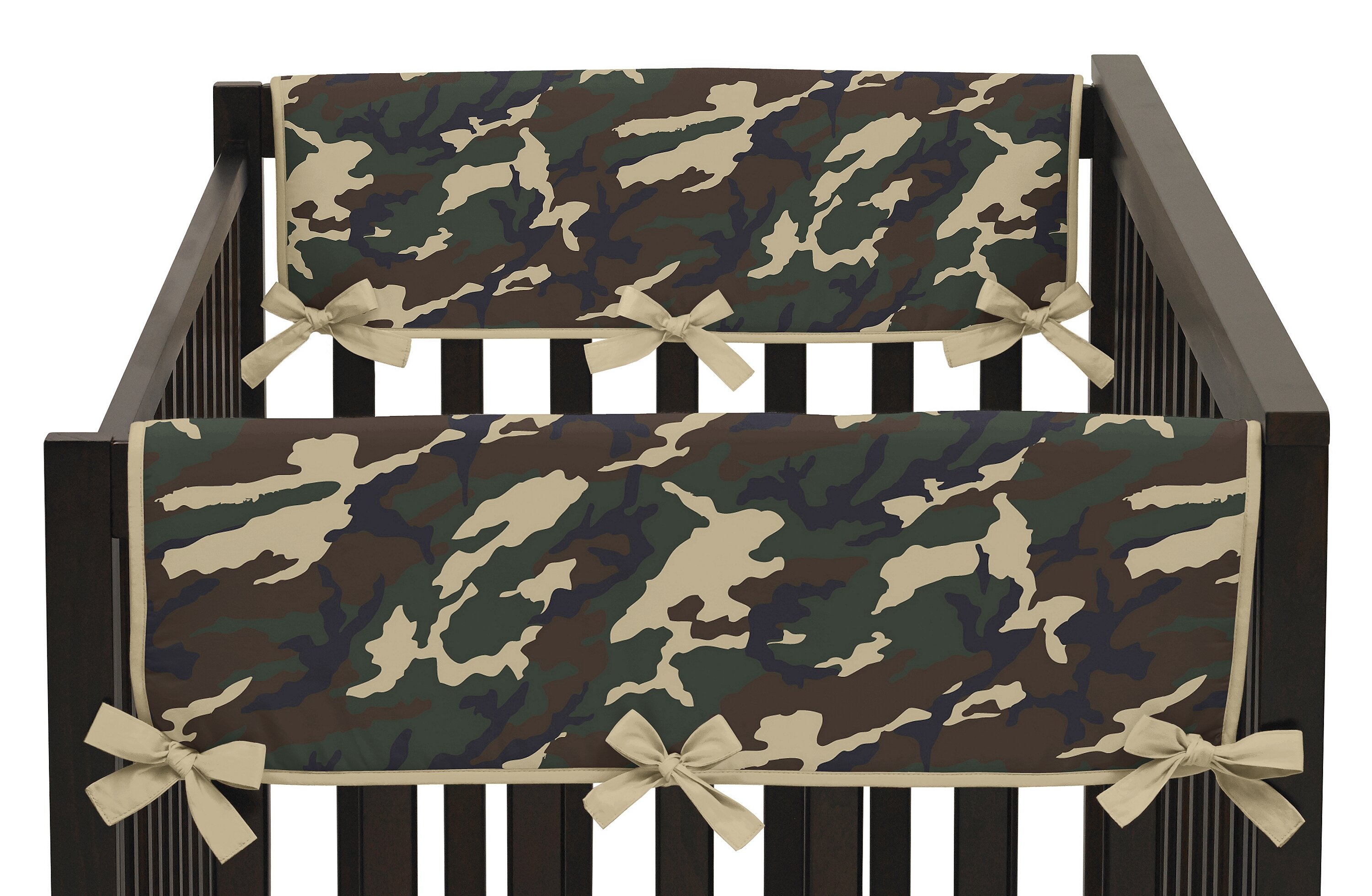 Sweet Jojo Designs Camo Side Crib Rail Guard Cover Wayfair