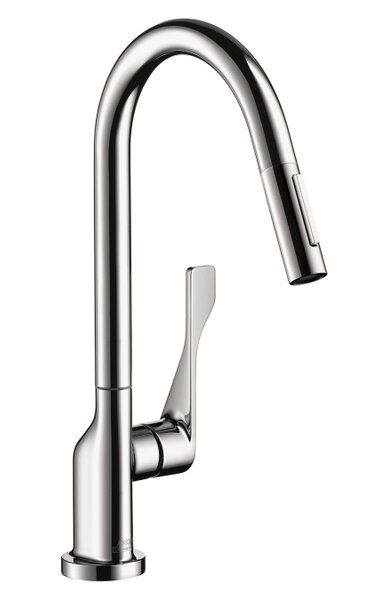 Citterio Pull Down Single Handle Kitchen Faucet by Axor
