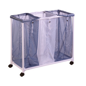 3 Bag Rolling Laundry Sorter