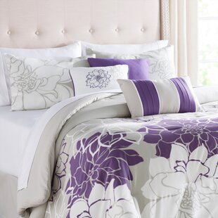 Nature Floral Purple Comforters Sets You Ll Love In 2020 Wayfair