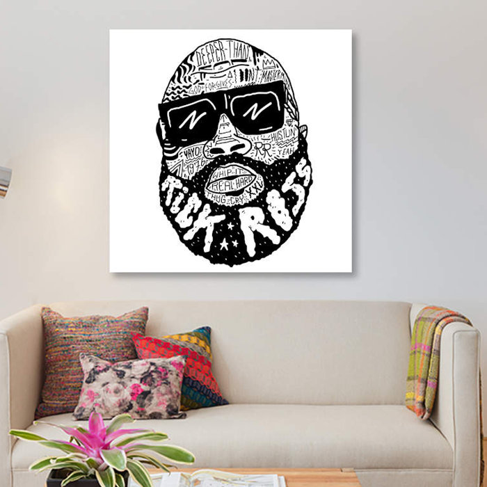 East Urban Home Rick Ross Print On Canvas Wayfair Ca