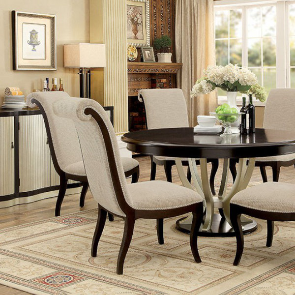 Faulks Contemporary Round Dining Table By Darby Home Co Great Reviews